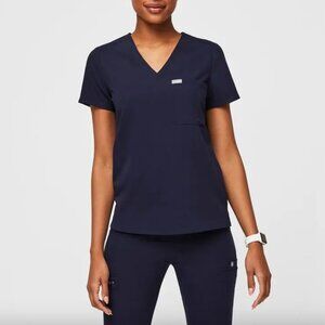 Figs Catarina Top Navy Blue